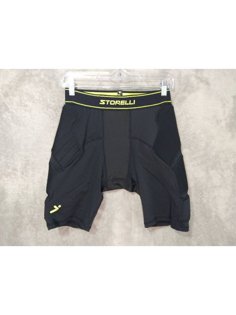 Storelli Shorts Mens Medium Black Goalkeeper Padded Soccer